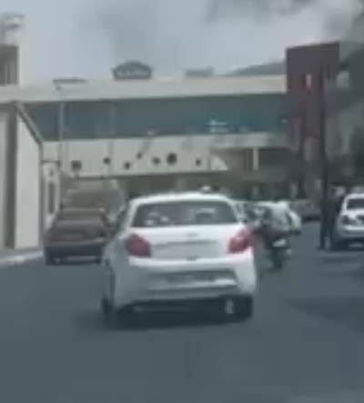 حریق در چهارراه منصور تبریز
